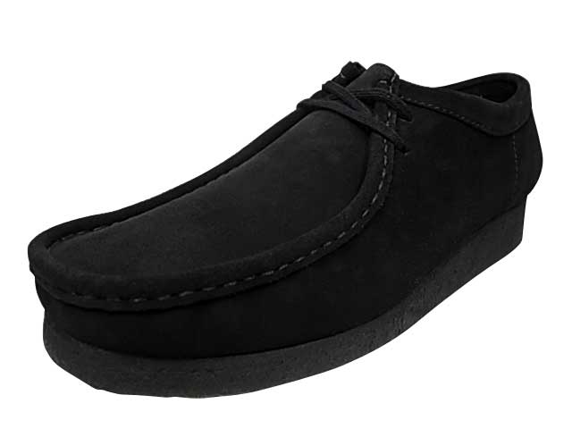 Clarks クラークス Wallabee ワラビー 黒いことスエードクロス ブーツ モカシン 替え紐付き Men\u0027s メンズ Ladies\u0027 レディース