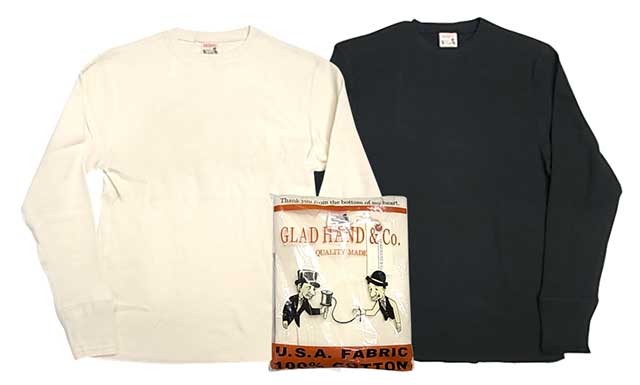 GLAD HAND　グラッドハンド　STANDARD WAFFLE L/S T-SHIRTS　スタンダード　ロングスリーブ　ワッフル　クルーネックTシャツ　ロンT　サーマル　GH-27　NEW WIDE STYLE