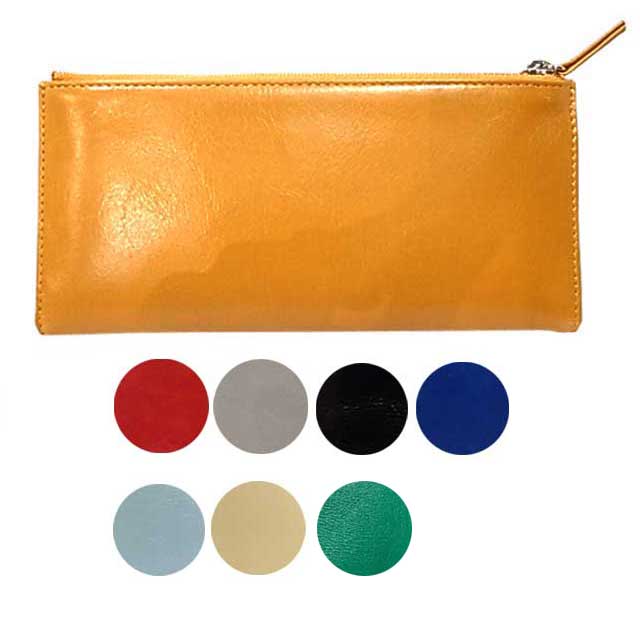 STATUS ANXIETY　ステータスアングザエティー　Dakota　wallet　レザー ウォレット　長財布　8色（Black/Light Grey/Red/Tan/Royal Blue/Sky/Nude/Emerald）｜ローリングストーン
