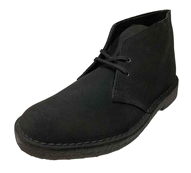【SALE】 Clarks クラークス　Desert Boot　デザートブーツ　Black Suede ブラック スエード　ブーツ　MEN'S メンズ｜ローリングストーン