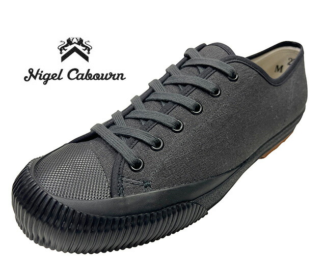 Nigel Cabourn ナイジェル・ケーボン 50\u0027s BRITISH ARMY TRAINING SHOE 1-121 CHARCOAL GREY ブリティッシュアーミートレーニングシューズ スニーカー MENS メンズ 2025MODEL MADE IN JAPAN