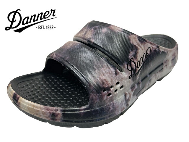 DANNER ダナー　MIZUGUMO SLIDE ミズグモ スライド　MARBLE BROWN マーブルブラウン　D823001　サンダル　Men's メンズ　Women's ウーマンズ　2025SS画像
