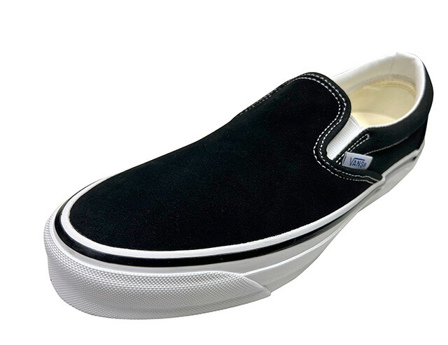 VANS バンズ Lx Classic Slip-On 98 古典派音楽 スリップオン スエードクロス/帆布 Black/White 黒いこと/白いこと スリッポン Men\u0027s メンズ Lady\u0027s レディース ヴァンズ