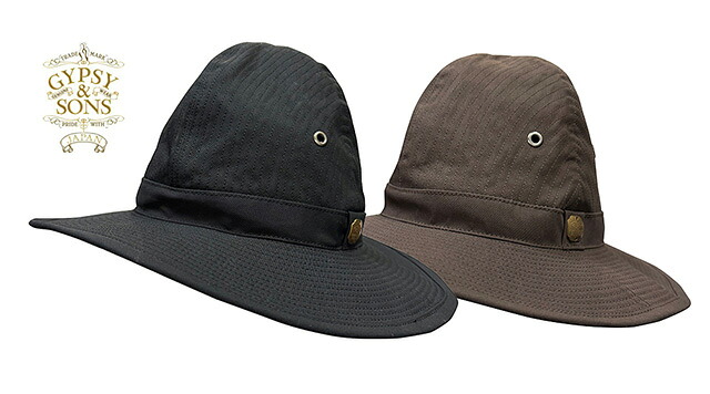 GYPSY&SONS ジプシー&サンズ FRENCH MILITARY HAT フレンチ ミリタリー ハット 2色(BLACK/BROWN) 日本製 MADE IN JAPAN 2026SS|ローリングストーン