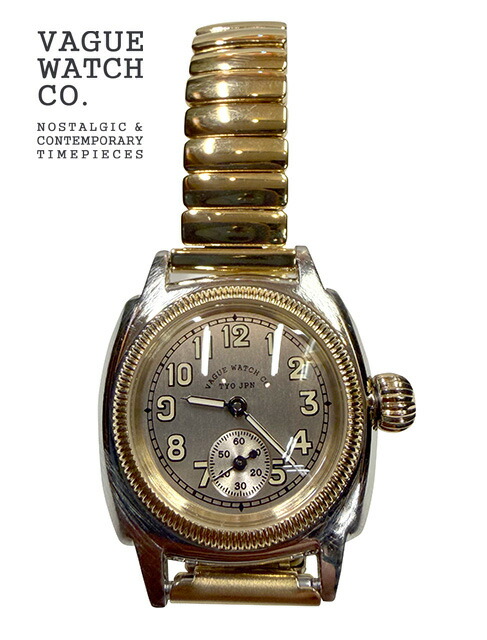 VAGUE WATCH ヴァーグウォッチ Lady's(28mm) Coussin Early Extension ゴールド クッション アーリー エクステンション ステンレス 腕時計 レディースサイズ|ローリングストーン