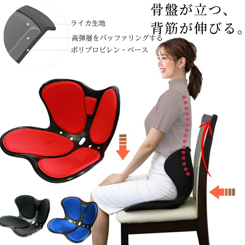 姿勢　椅子　骨盤サポート　姿勢矯正　2個セット　ドイツ レッド•ドット賞受賞 Amazon | 【ドイツ レッド•ドット賞受賞製品】姿勢 椅子