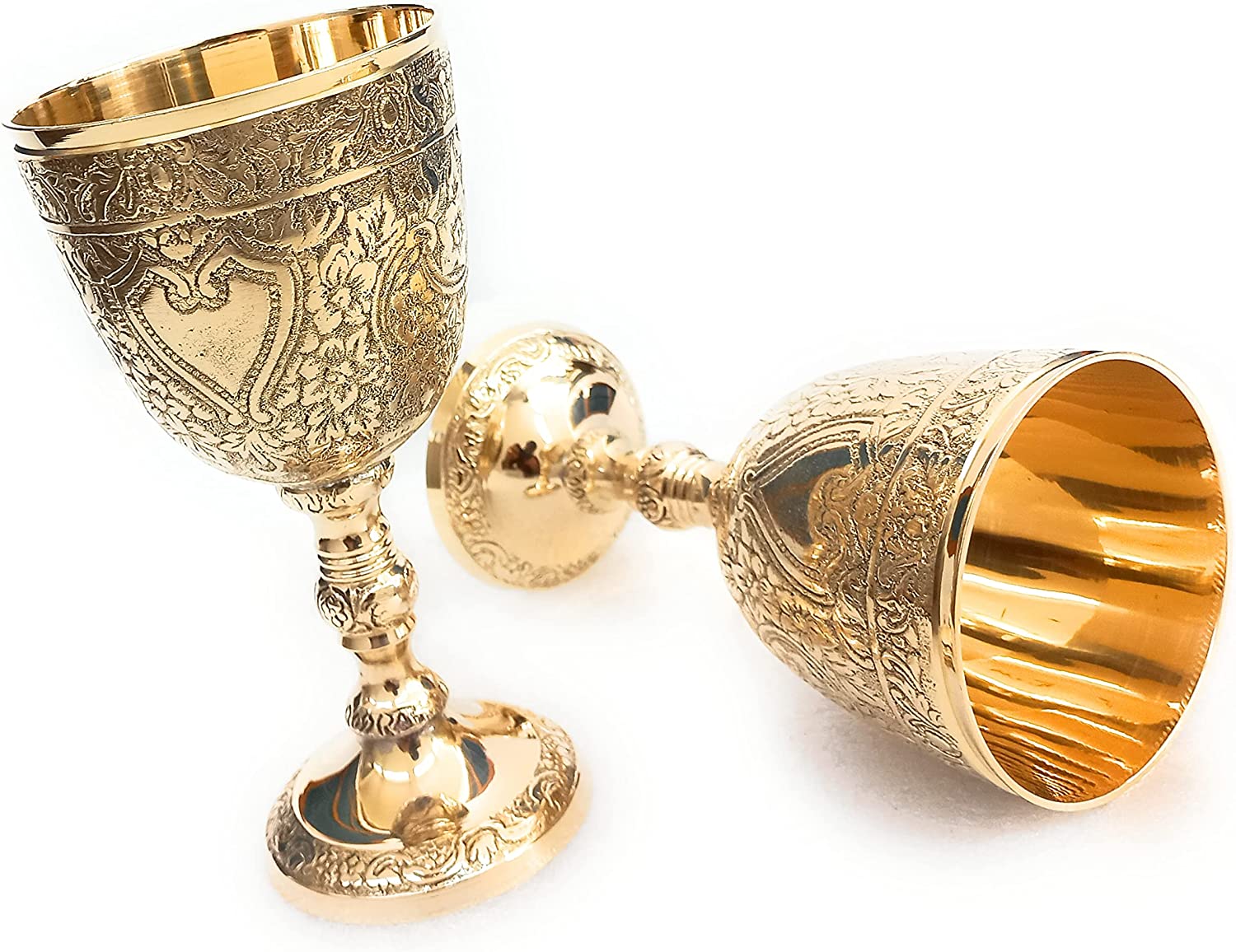 楽天市場】アーサー王の聖杯伝説 エンボス加工された真鍮製ゴブレット2 