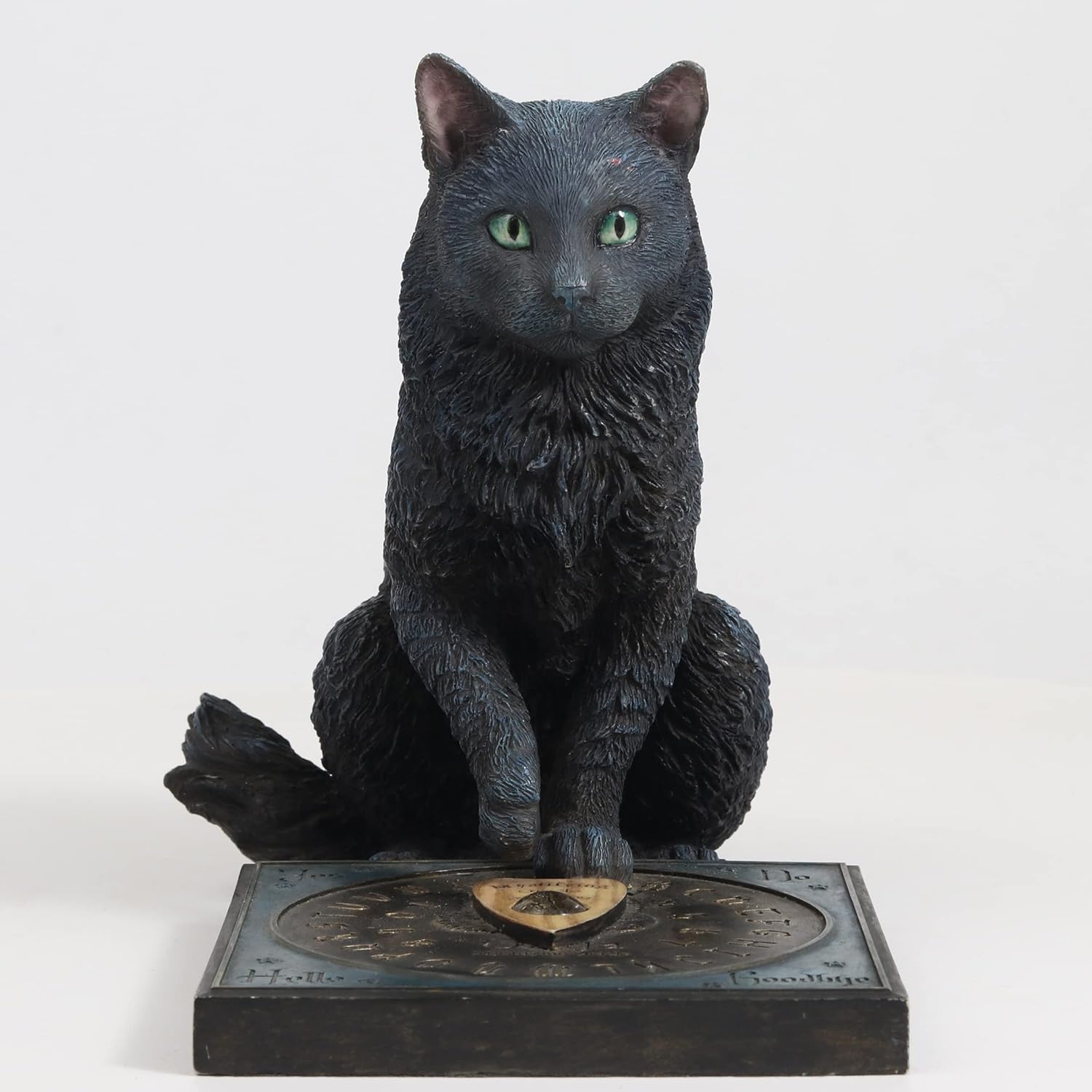 楽天市場】ストレッチする白黒の斑の猫の彫像長さ約12.4cm彫刻キャット