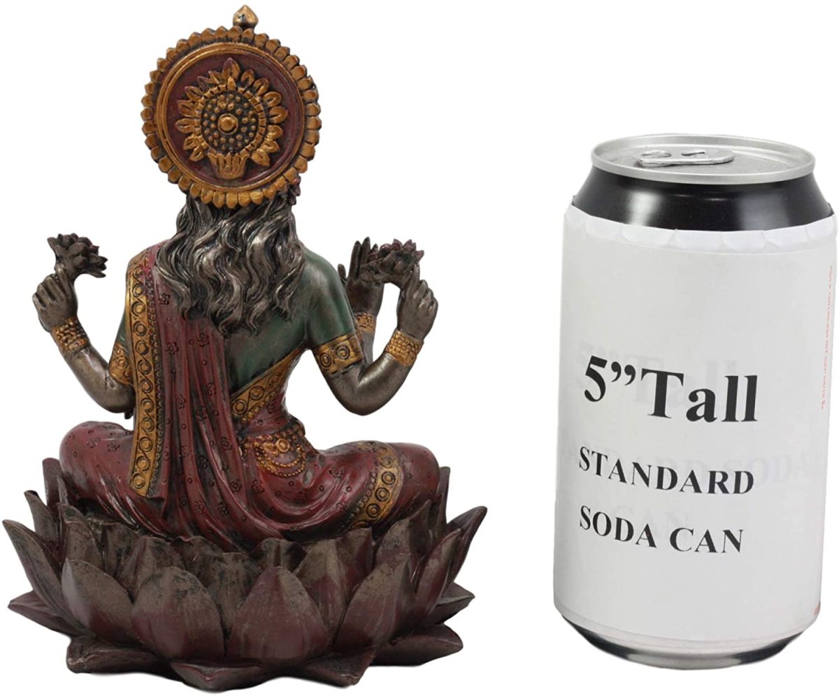 オリエント彫る 蓮のシニアにえんこ吉祥天上 ラクシュミー 天女 ヒンズー教 ハス ブロンズ慣習 スカルプチャア 聖徳天 宝蔵天女 厄除け 贈もの 輸入自負心 Amfaholding Com