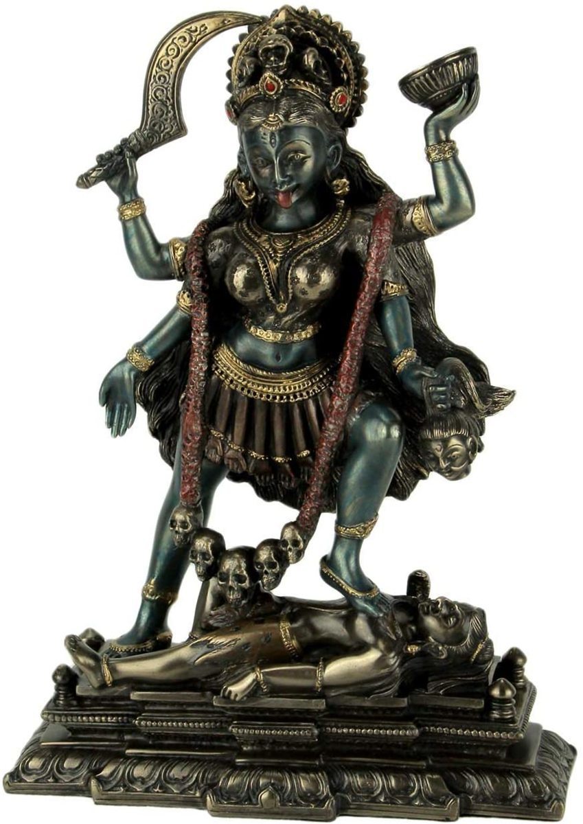 楽天市場】ヒンドゥー教 虎に乗った女神ドゥルガー 彫刻置物 インド 