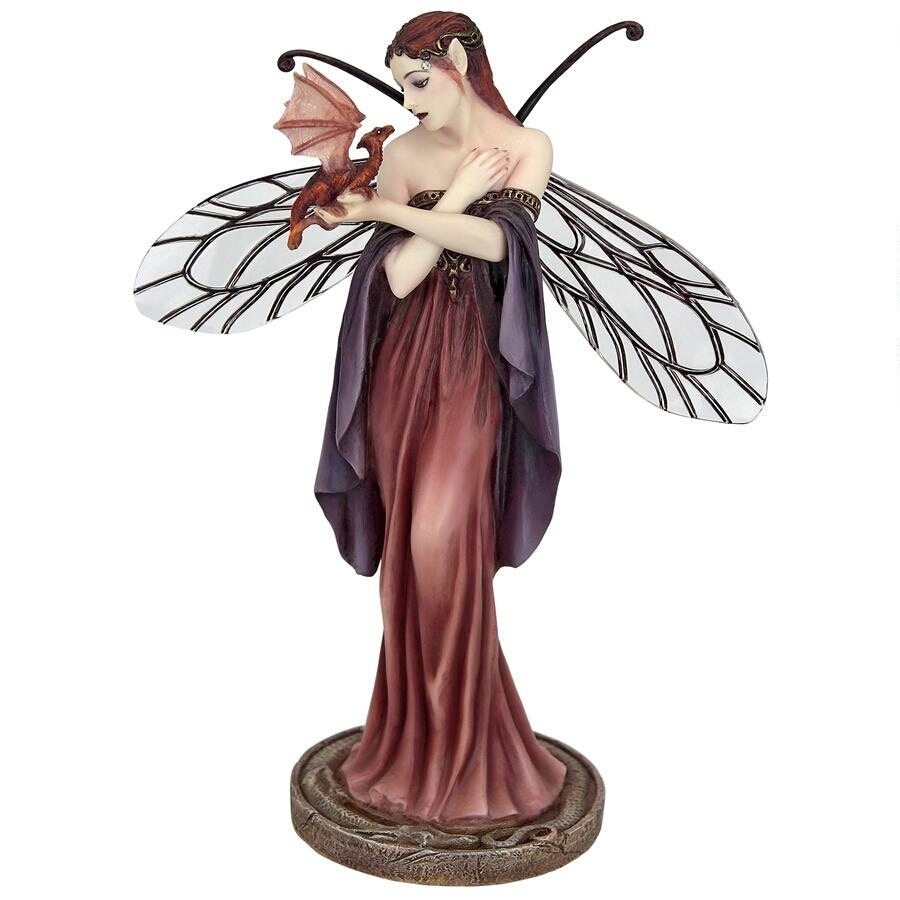 翼のある妖精の像彫刻 彫像 アーティスト セリーナ フェネク作 フェアリー 天使 おとぎ話 ファンダジー 記念品 プレゼント贈り物 輸入品 Allaser Com Br