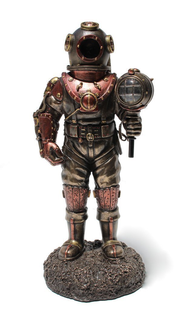 楽天市場】純ブロンズ製 スケルトン シンカー 考える骸骨ブロンズ像