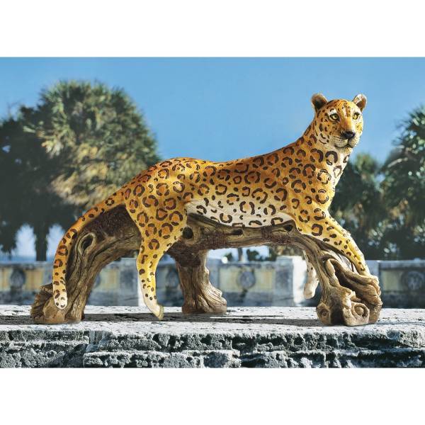 ヒョウの王国 ガーデン彫刻 彫像/ ガーデニング 庭園 芝生 アフリカ サバンナ 草原 セレンゲティ ケニア プレゼント 贈り物(輸入品)|浪漫堂ショップ