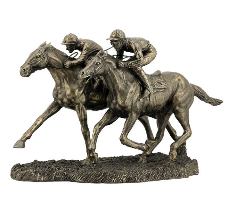 楽天市場】西洋彫刻 走っている馬の像 ギャロッピング ブロンズ風置物