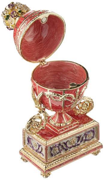 カテリーナのインペリアル エナメル エッグ ファベルジュ刻る 立像 ロシア帝国 ロマノフ王朝 置き物住い ジェムストーン入れもの 記す使い物 プレゼント 輸入雅 Martincwiner Com