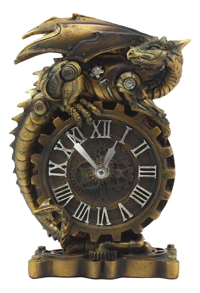 楽天市場】スケルトン（骸骨）クルー 彫刻 マントルクロック 時計 彫像 