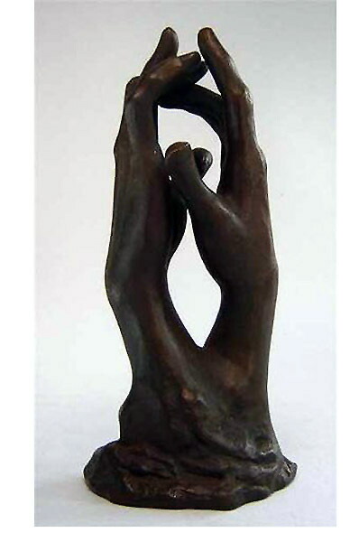 楽天市場】ロダン作「接吻」ブロンズ彫刻 金属置物 ロストワックス法