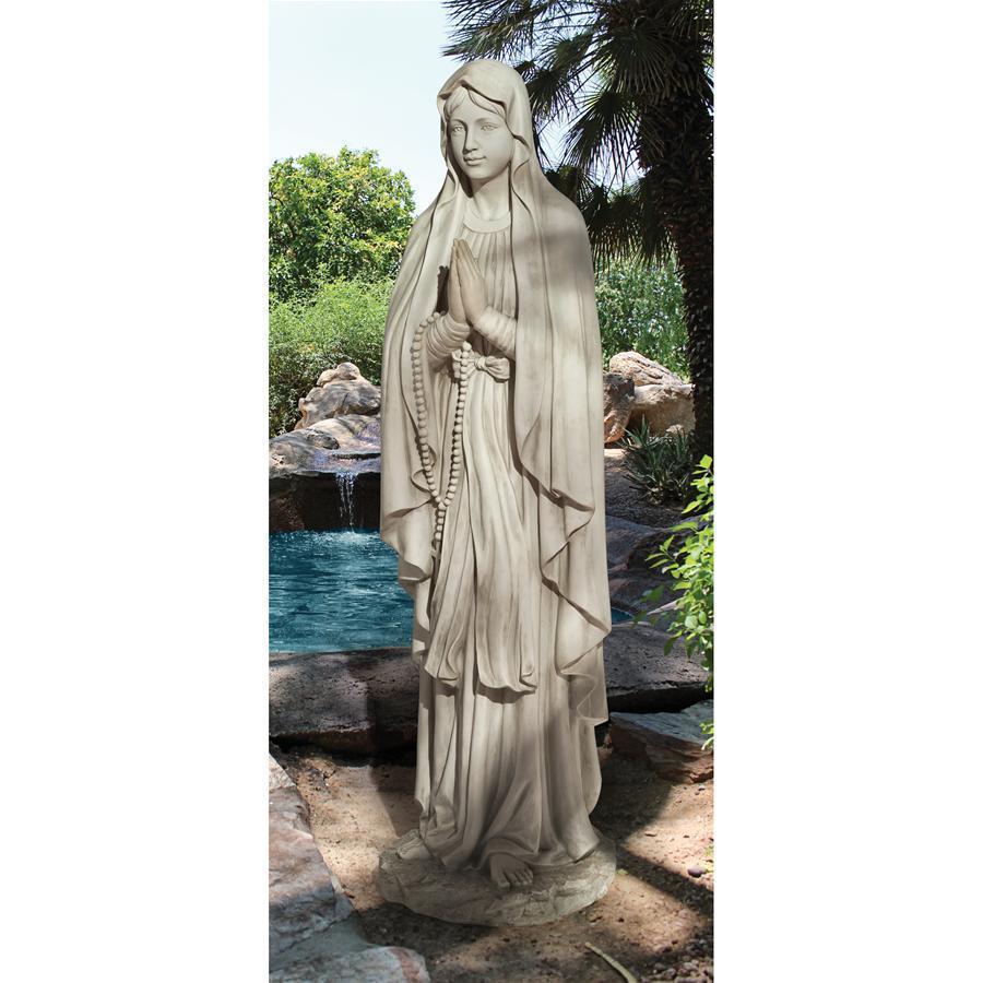 楽天市場】百合の庭の、祝福された聖母マリア彫像 彫刻/ プレゼント