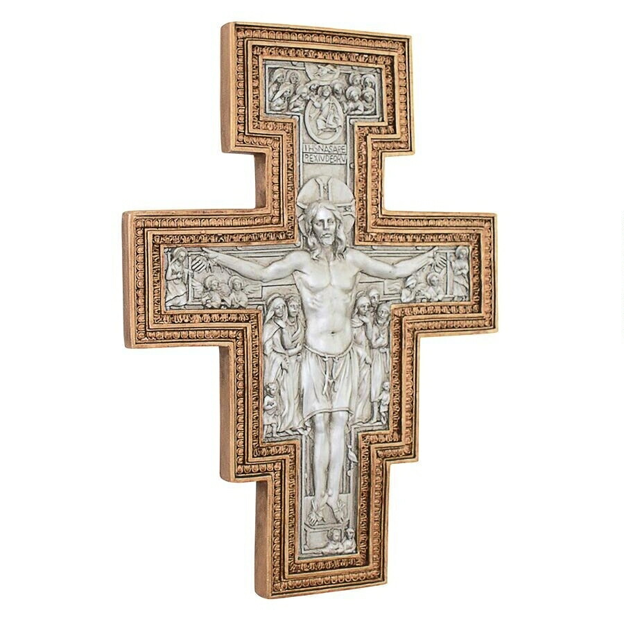 イタリア サン ダミアーノチャペルのクルス 籬刻みつける 壁彫物 カトリック教会 聖霊棚 洗礼 福音 聖霊 バイブル クリスマス スーベニア 到来物 輸入物 Foxunivers Com