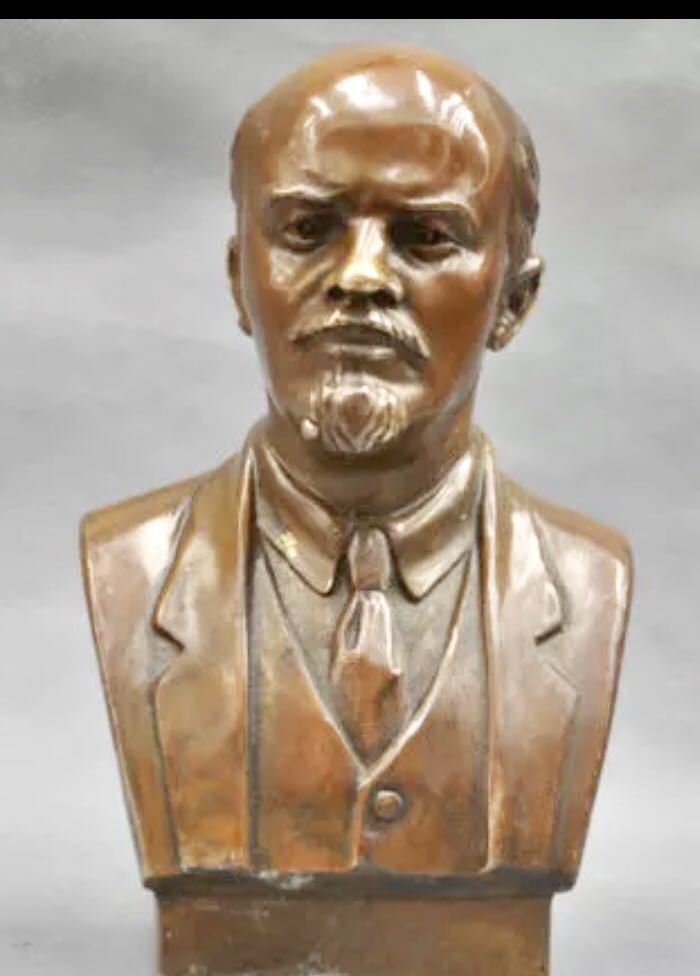 ソ連の指導者 ウラジーミル レーニン胸像 彫像 彫刻 Soviet Leader Vladimir Ilyich Ulyanov Lenin Bust Bronze Statue 輸入品 Gulbaan Com