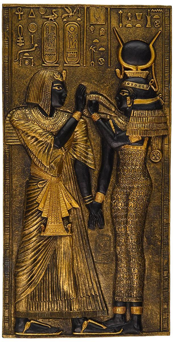 楽天市場】オブジェレリーフ 古代エジプト神殿石碑 飾り板