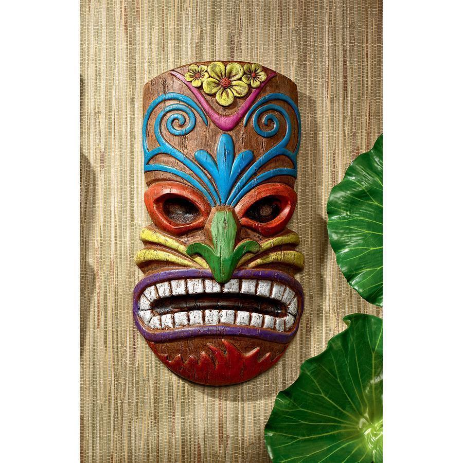 楽天市場】デザイン・トスカノ製 ハワイ島の神々 ティキ 壁彫刻