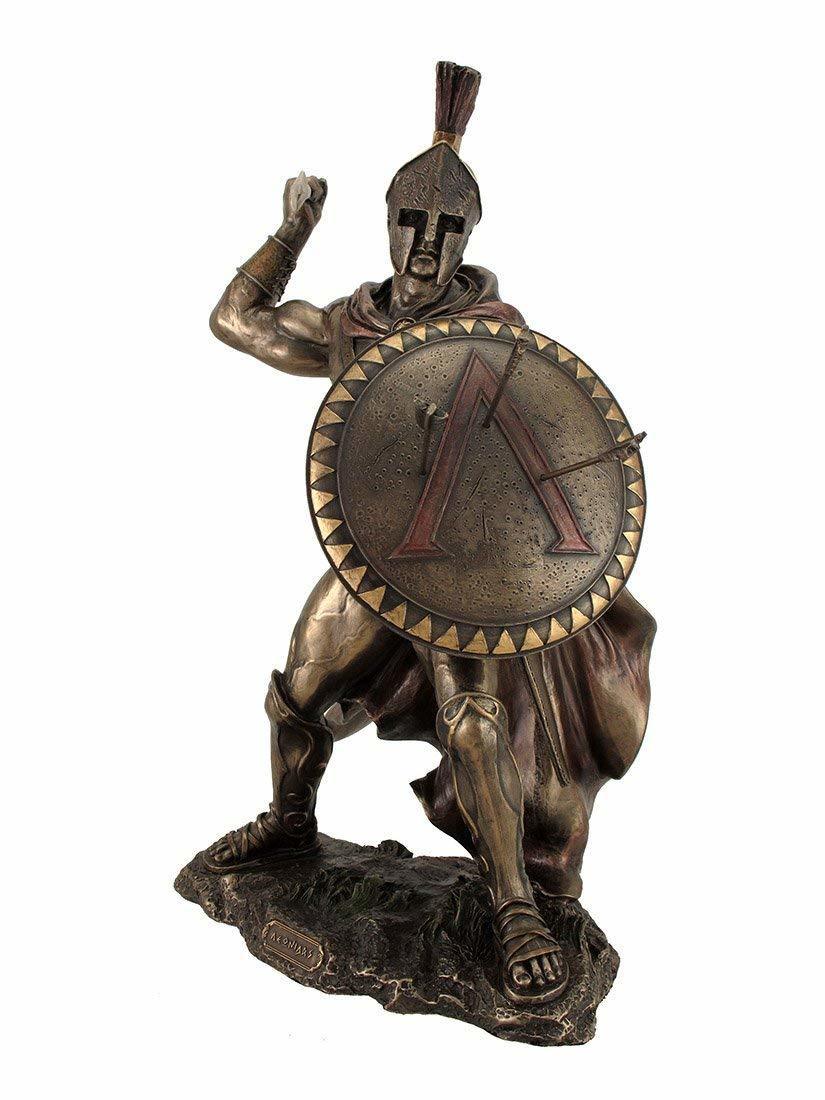 楽天市場 古代ギリシャ戦士 スパルタ王 レオニダス ブロンズ風 彫像 彫刻 高さ 約32ｃｍ ペルシャ戦争 テルモピュライ エーゲ海 英雄 戦士 輸入品 浪漫堂ショップ