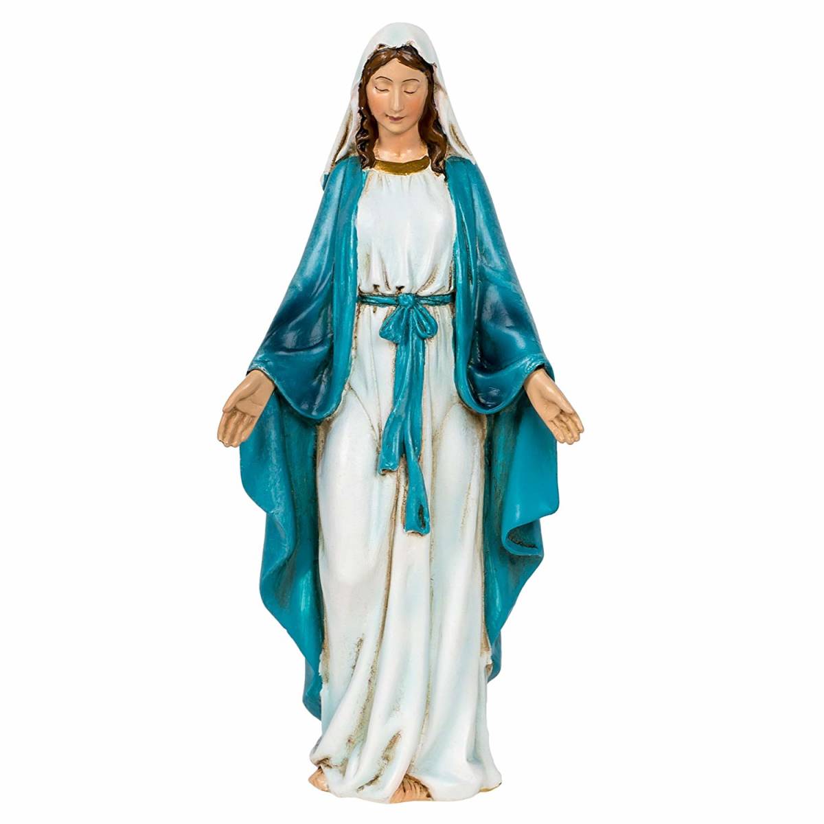 楽天市場 聖母マリア像 彫像 高さ約15ｃｍ キリスト教 Mary Joseph S Studio By Roman Exclusive Our Lady Of Grace Figurine 輸入品 浪漫堂ショップ