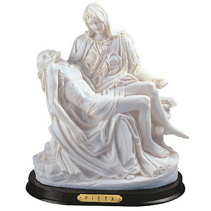 SCULPTORイタリア製 マリア様に抱かれるイエス様 Amazon.co.jp: 高さ8.6インチ フルカラー La Pieta 像 樹脂製