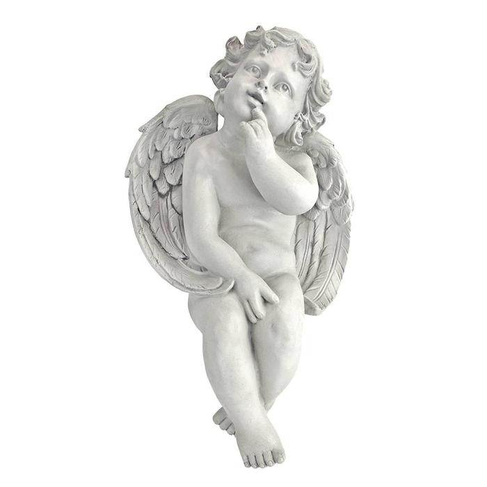 楽天市場 物思いに耽る 天使 ケルビム ガーデン彫刻 彫像 Angel Of Contemplation Statue 輸入品 浪漫堂ショップ