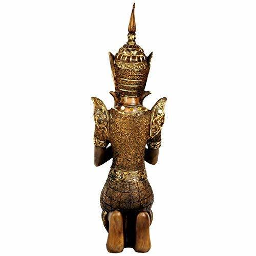 オリエンタルタイ・テッパノムの菩薩像彫像彫刻/OrientalFurniture16ThepenomThaiAngelStatue(輸入品)