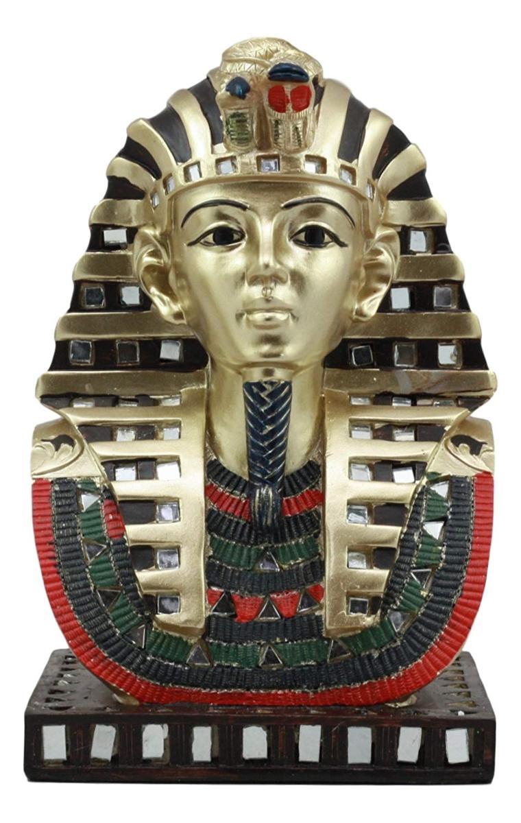 楽天市場 古代エジプトのファラオ ツタンカーメン王 黄金の仮面 胸像 彫像 彫刻 Ancient Egyptian Pharaoh Mask Of King Tut Statue 輸入品 浪漫堂ショップ