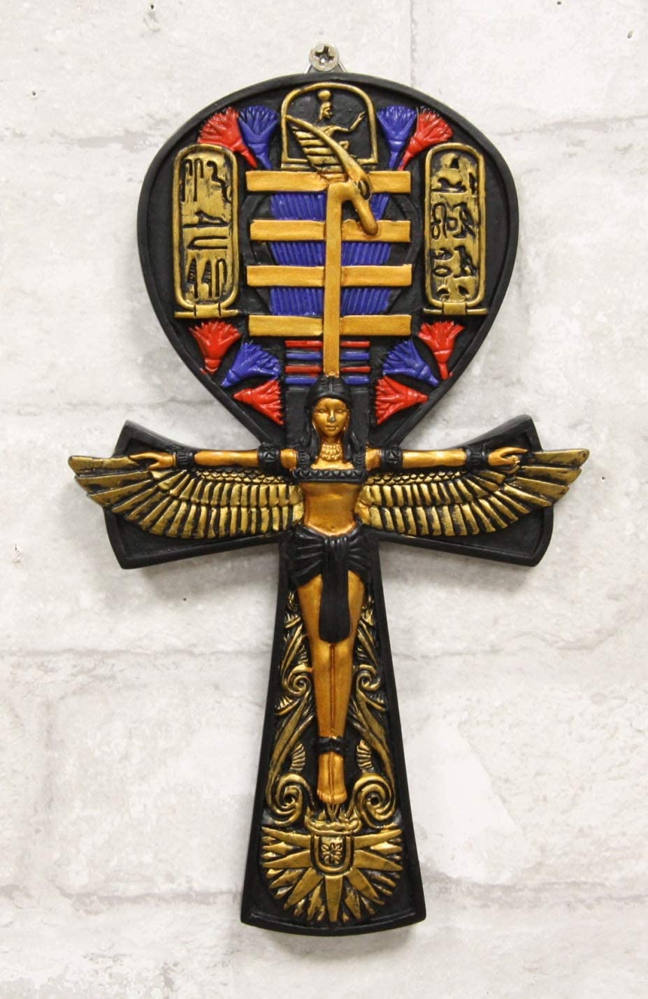 楽天市場】古代エジプト 黄金のアンク 永遠の命彫刻 壁装飾インテリア