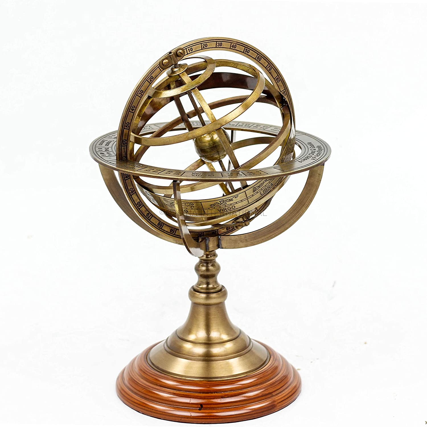 クリアランス ドバイマリーナホーム製天球儀 Ayoun Armillary Www Tgwsistemas Com Br