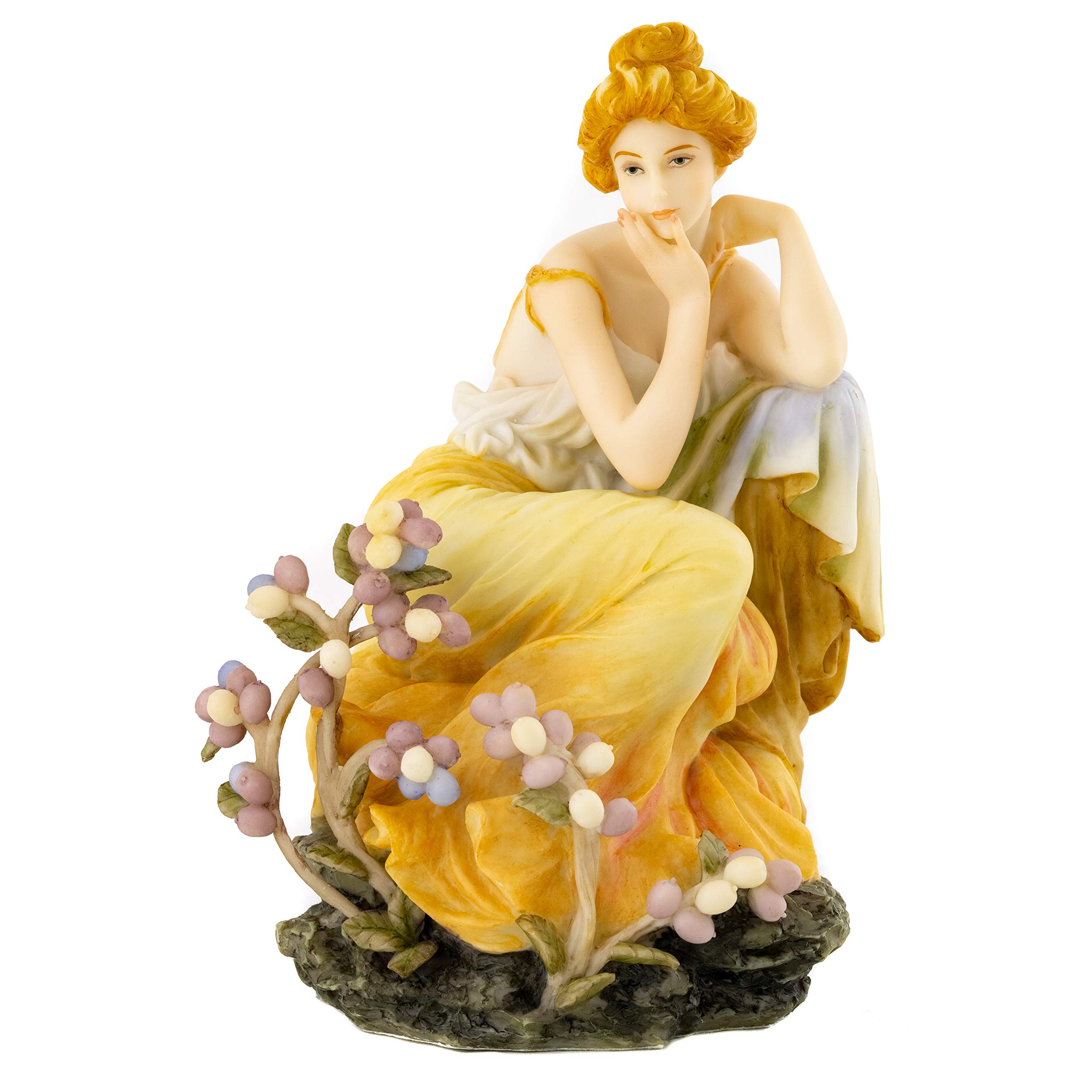 販売販促ウインターセール！即納！アルフォンス・ミュシャ彫像 コレクション-アールヌーボー「四つの花 バラ」「薔薇の女性」装飾的彫刻(輸入品) 洋風