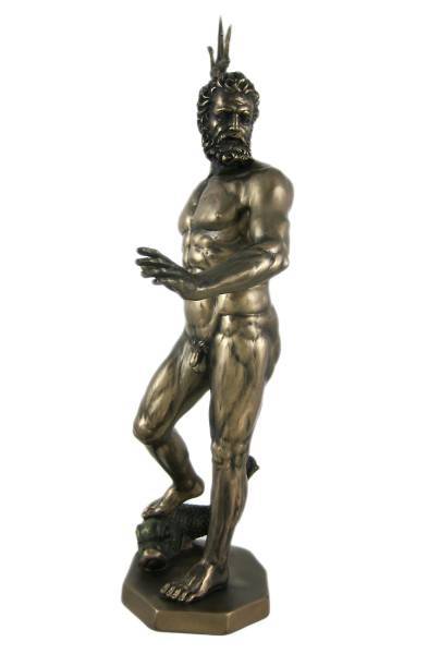 人気カラー再販 古代ギリシャの神 海神ポセイドン ネプチューン ブロンズ風 彫刻 彫像 Greek God Poseidon Nude Bronzed Statue Neptune 輸入品 期間限定送料無料 Www Frutisur Com Uy