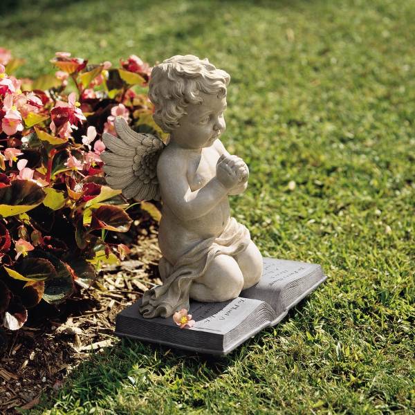 石像　オブジェ　庭園　天使 Amazon.co.jp: TOETOL 屋外庭の像 祈る天使の像 79cm 墓 装飾