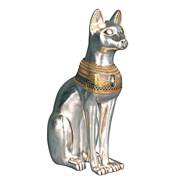ていただき ヤフオク 古代エジプト 気性の荒いバステト神 猫の壁彫刻 ハンドペイ Shineray Com Br