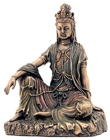 最安値高品質白多羅（ターラー）菩薩 慈悲と長寿の仏像ブロンズ風彫刻仏教美術エスニック置物チベット仏教彫像オリエンタル東洋インテリア 仏像