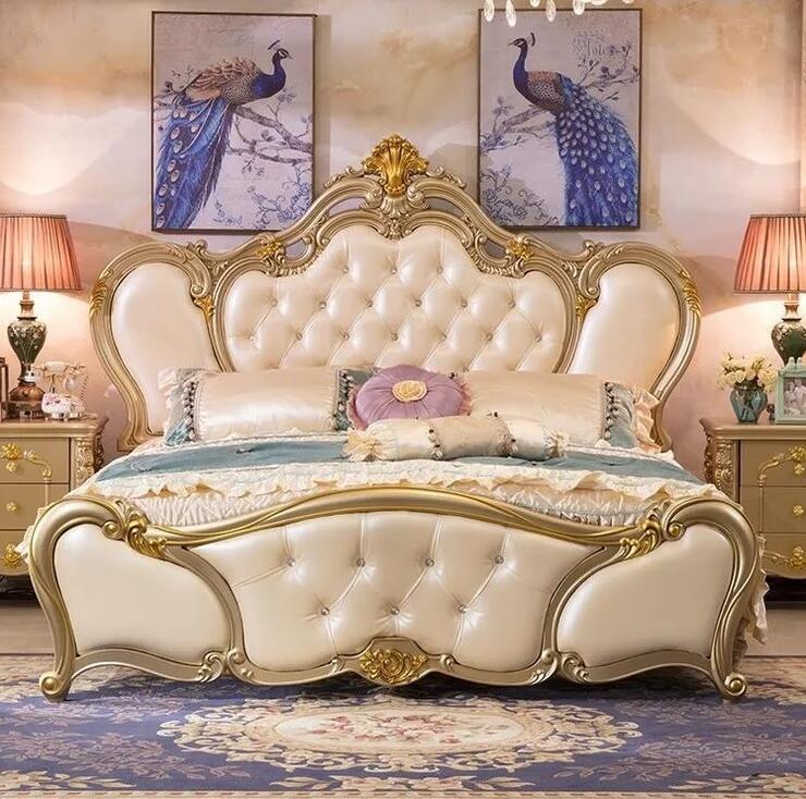 クラシックロココ調　QUEENベッド BC-105-1 クラシックロココ調 QUEENベッド BC-105-1