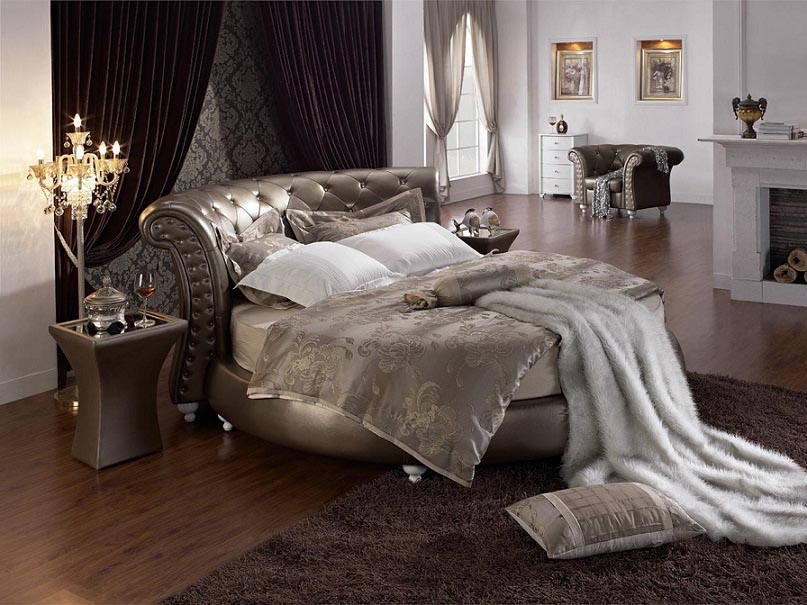 値下げしました！マットレス付 組立込 ロココ調 白 金箔仕上 セミダブルベッド 6/15まで最大15％お値引！条件は要問い合わせ！【AK-X15】ロココ調