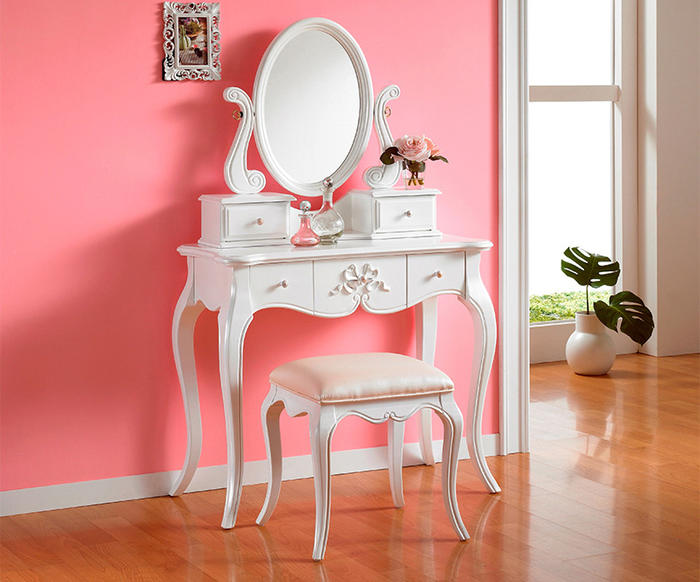 楽天市場】SILIK シリック ドレッサーテーブル＋ミラークラシック