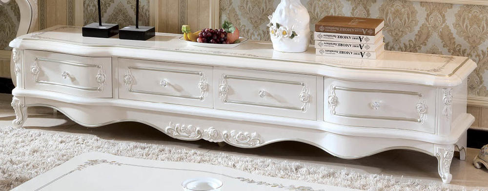 楽天市場】テレビ台 テレビボード ローボード ロココ調 アンティーク風