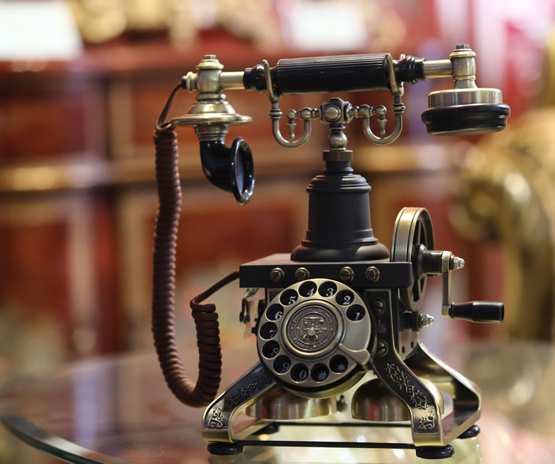 楽天市場】高級陶磁器 アンティーク 電話機 Porcelain Telephone