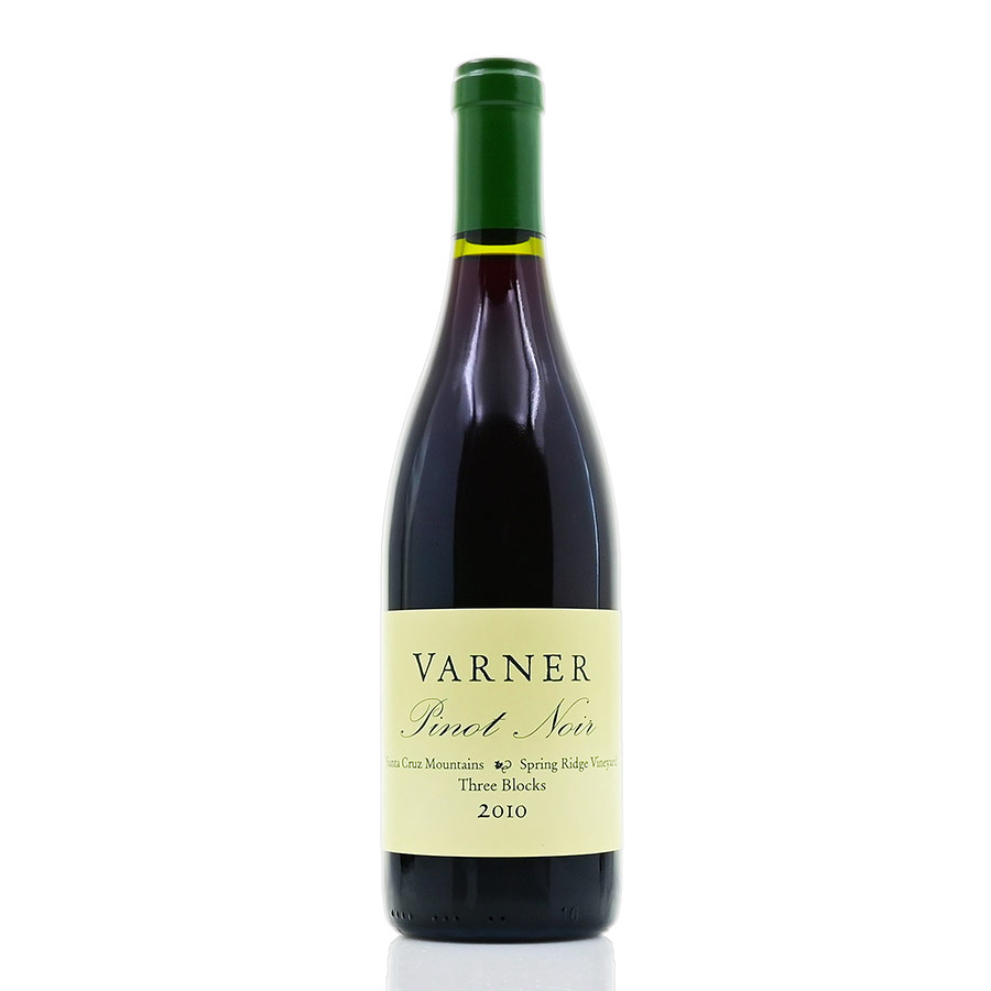 ヴァーナー スリー ブロックス ピノ ノワール スプリング リッジ ヴィンヤード 2010 ピノノワール Varner Three Blocks Pinot Noir Spring Ridge Vineyard アメリカ カリフォルニア 赤ワイン