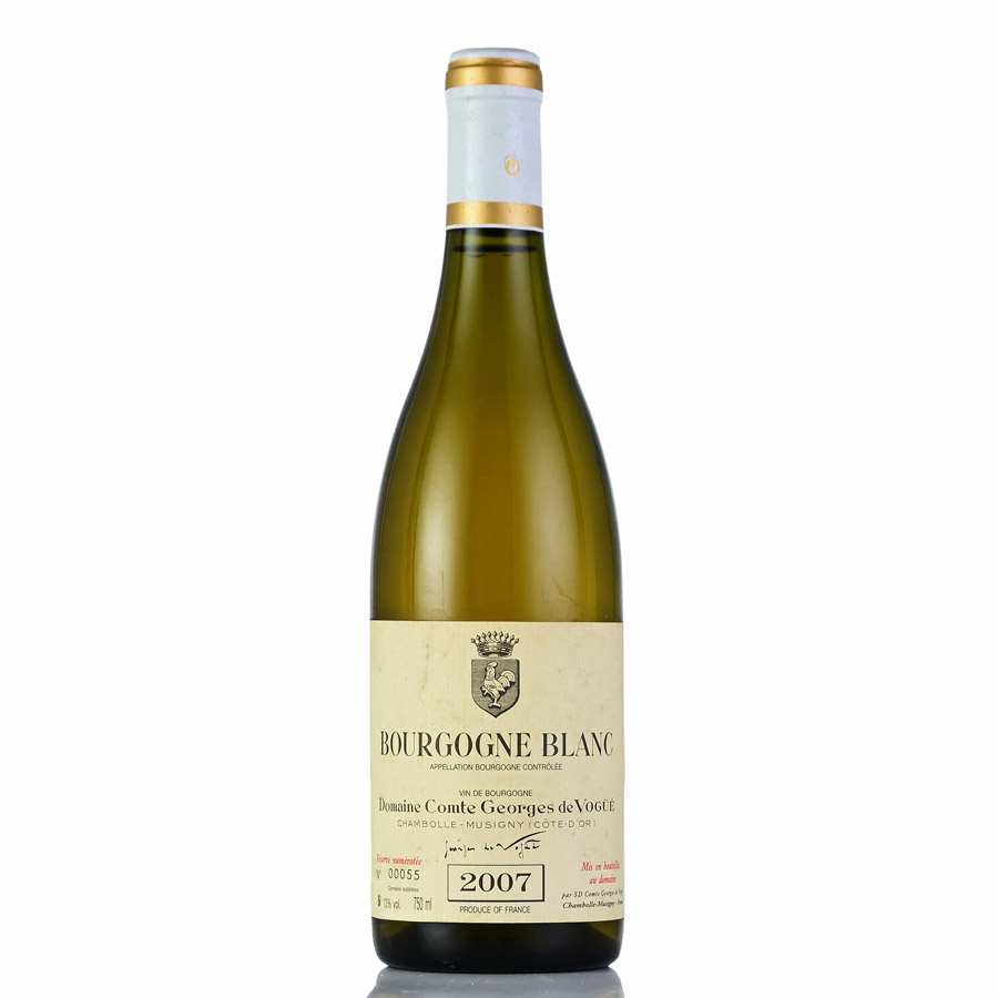コント ジョルジュ ド ヴォギュエ ブルゴーニュ ブラン 2007 ラベル不良 Comte Georges de Vogue Bourgogne Blanc フランス ブルゴーニュ 白ワイン
