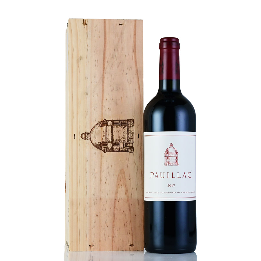 【P3倍｜7/30限定】ポイヤック ド ラトゥール 2017 木箱入り シャトー ラトゥール Chateau Latour Pauillac de Latour フランス ボルドー 赤ワイン｜ロマネ ROMANEE