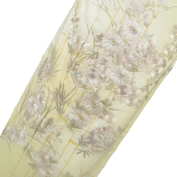 楽天市場】訪問着 手刺繍 正絹 豪華 桜 胡蝶蘭 フォーマル 結婚式 入学