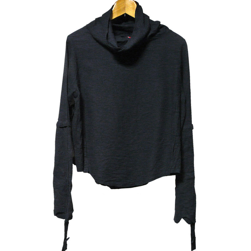 ROMANTIC NEUROSIS Bondage Muslin Top 拘束着 ボンテージ モスリン ガーゼシャツ BLACK【パンク】【PUNK】【ロマンチックノイローゼ店】