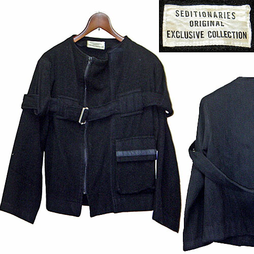 楽天市場 Seditionaries Original Exclusive Personal Collection One Strap Bondage Jacket セディショナリーズ 中古 パンク Punk ロマンチックノイローゼ楽天市場店 ロマンチックノイローゼ楽天市場店